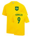 Ronaldo Brazil World Cup Football Fancy Dress Player T Shirt