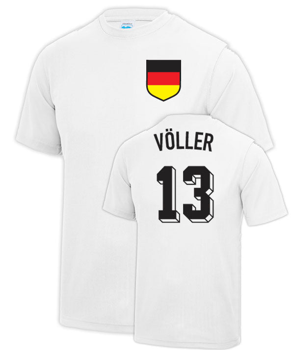 Rudi Völler West Germany Football Fancy Dress Player T Shirt