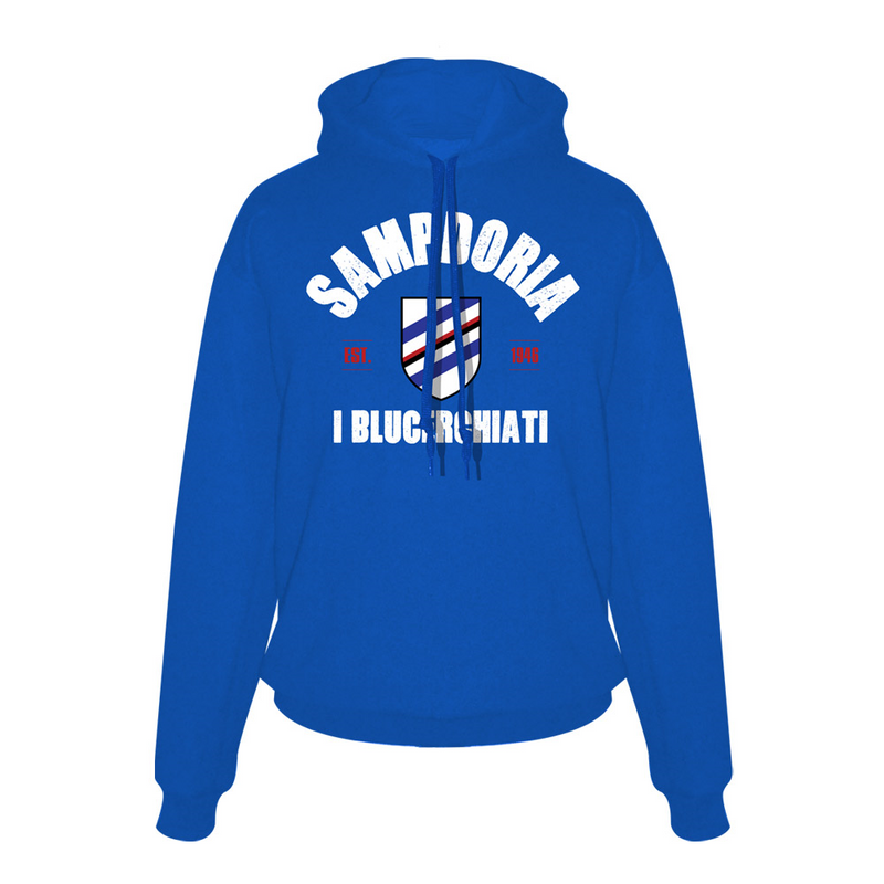 Sampdoria 'Est.1946' footer with hood - Blue